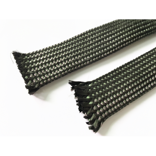 OEM hard-wearing good toughness Carbon fiber braided sleeve